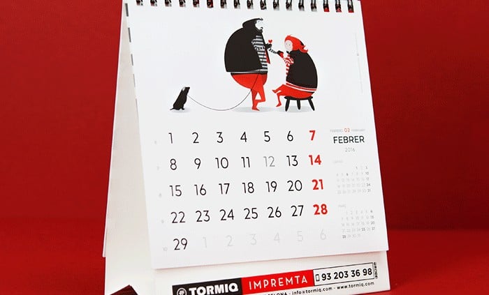 calendari, calendario, tormiq