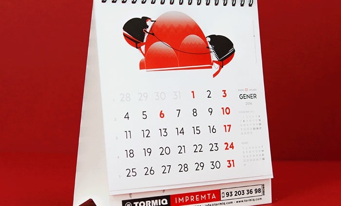 calendari, calendario, tormiq