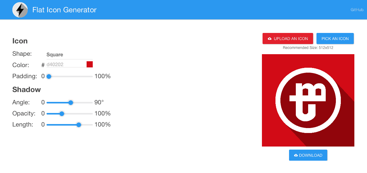 Generador de iconos con estilo Flat gratis Tormiq Imprenta Barcelona