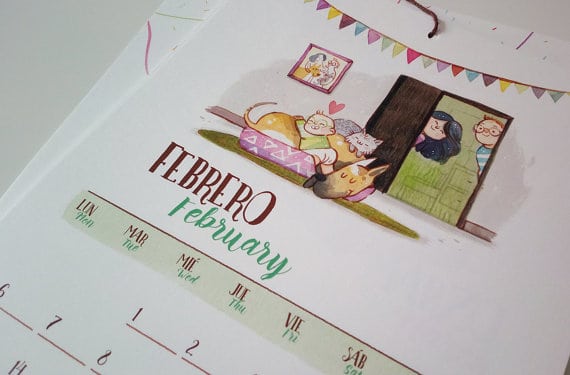 calendari, calendar, calendario, imprenta, srtaM, barcelona, print, printer, calendar